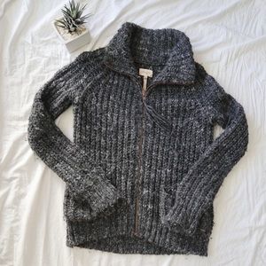 ARITZIA Wilfred Free Wool Blend Zip Sweater
